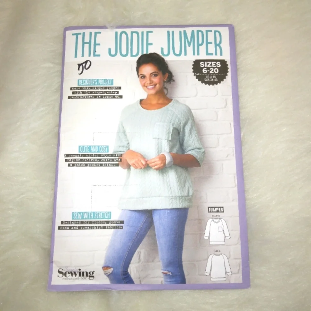 Simply Sewing The Jodie Jumper, size 4-18